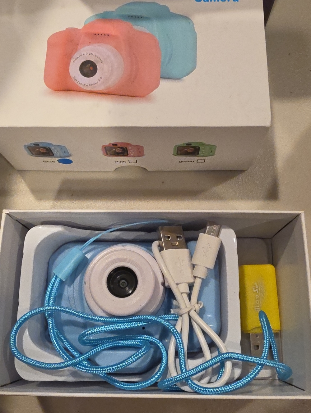 Children's Digital Camera - Blue - Picture 2 of 4